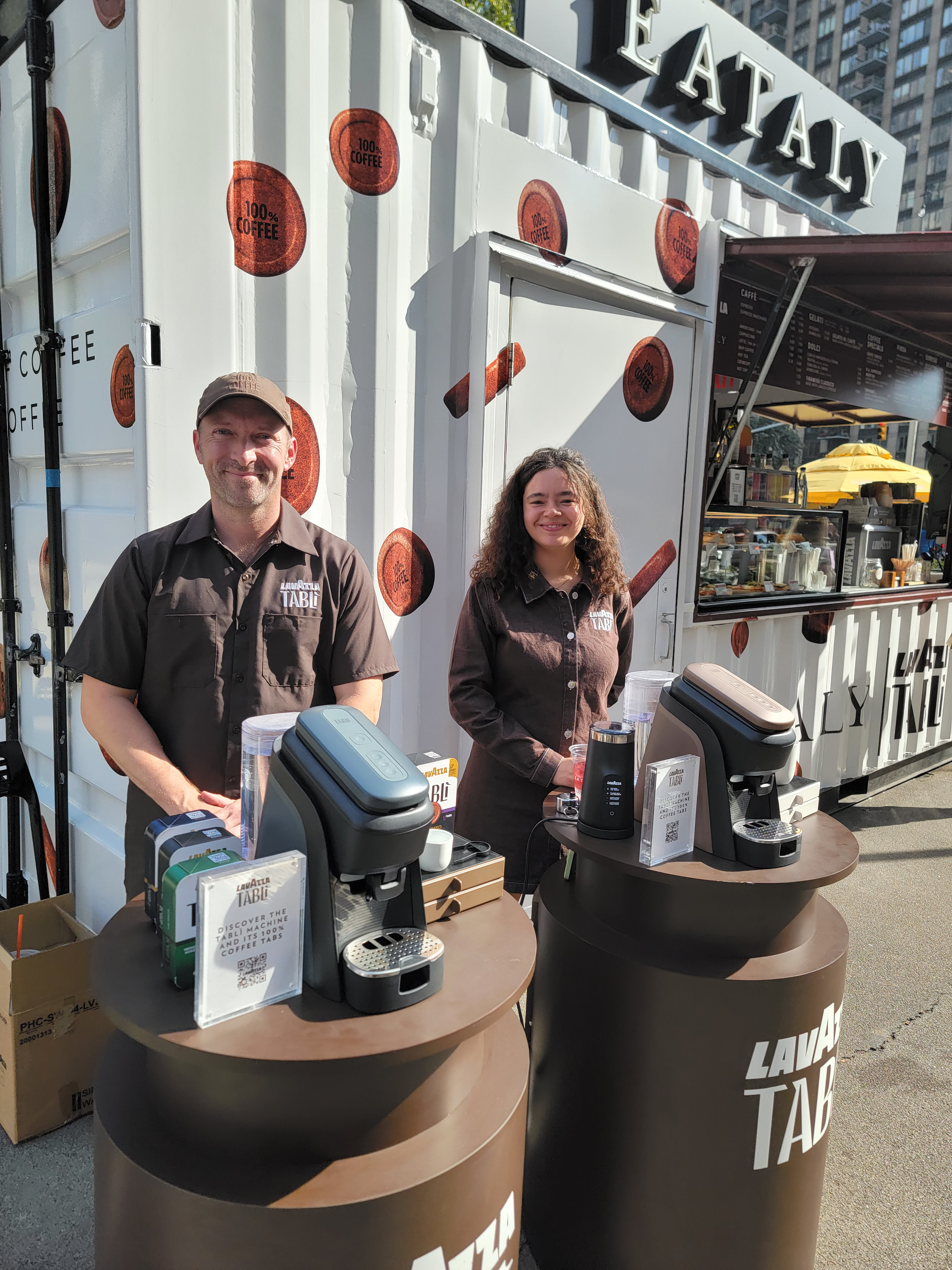 Lavazza Tabli Sampling NYC Pop-Up x Eataly Flatiron at Madison Square Park