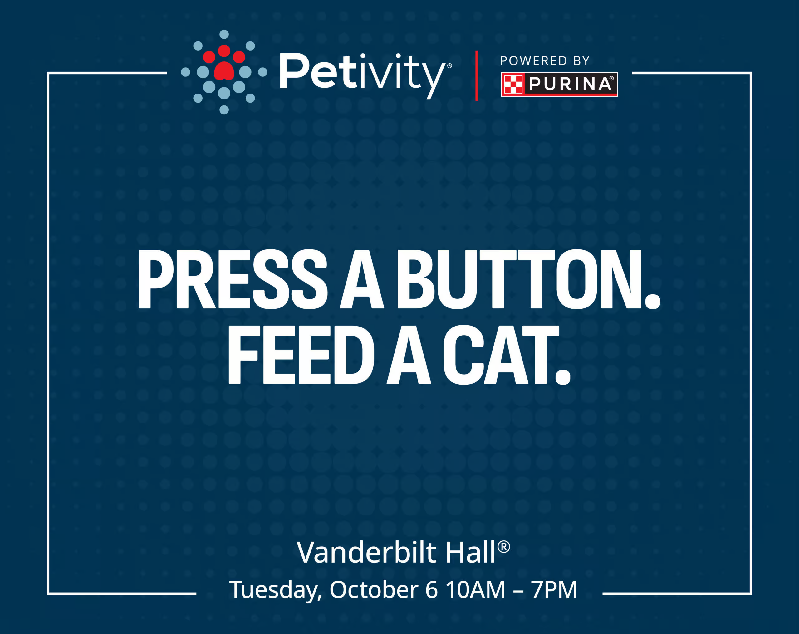 Press to Feed a Cat | Purina x Petivity